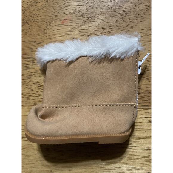 Light BROWN Suede Fringed MOCCASIN BOOTS fits 18" American Girl DOLL SHOES - Picture 5 of 6